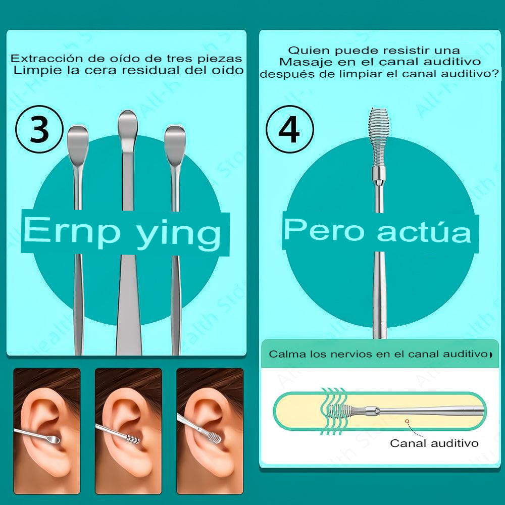 Ear Cleaning Kit + 1 Free Leather Case