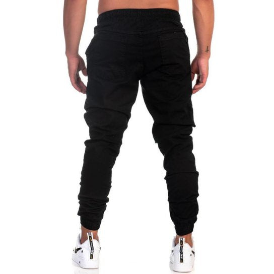 Calça Jogger Masculina Adulto Slim Moda Direto da Fábrica Joger Academia Com Punho - Growjay