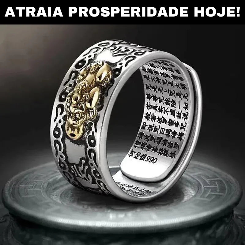 [PROMOÇÃO DE ANO NOVO] Anel do Sucesso e Prosperidade Feng Shui - Growjay