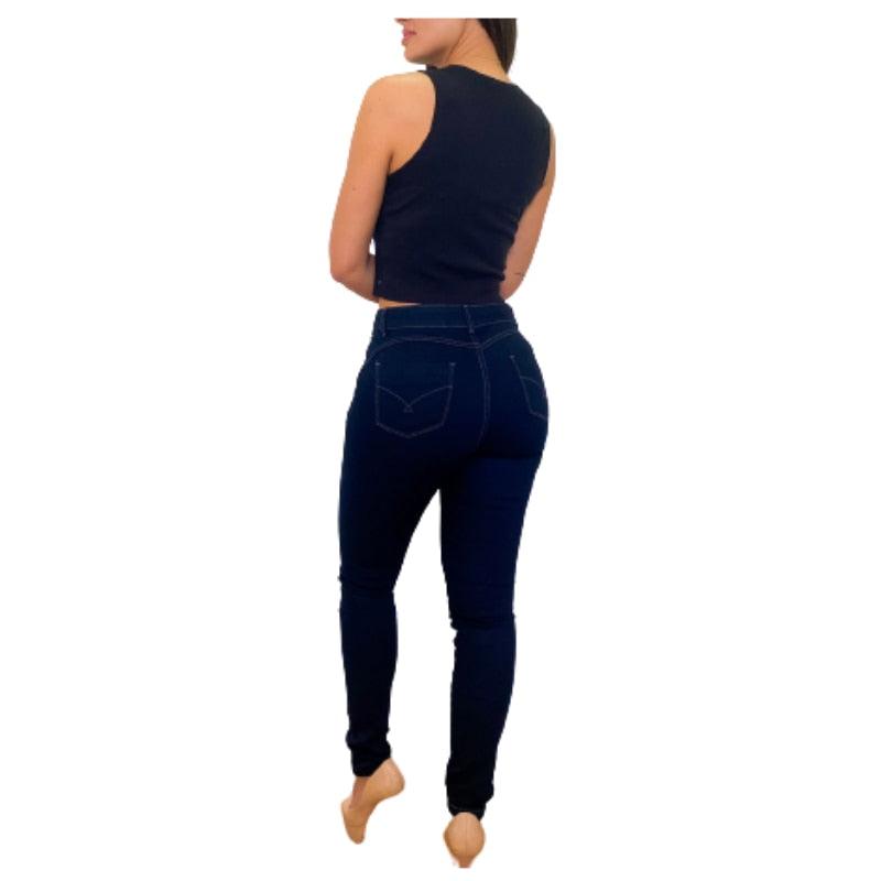 Jeans Skinny Casual Feminino - Moda Casual Luxo 2023 - Growjay