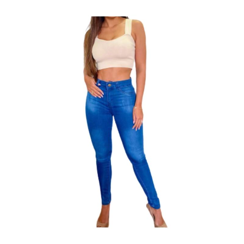 Jeans Skinny Casual Feminino - Moda 2023 - Growjay