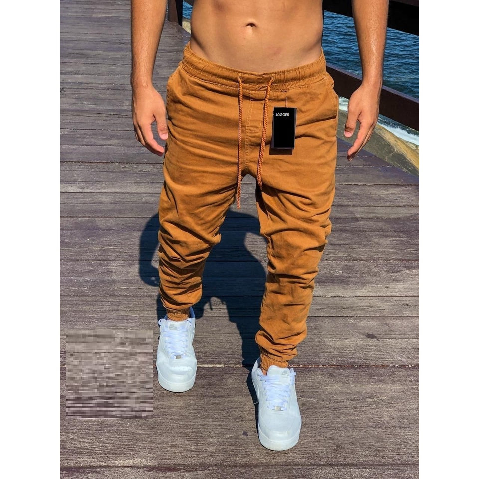 Calça Jogger Masculina Adulto Slim Moda Direto da Fábrica Joger Academia Com Punho - Growjay