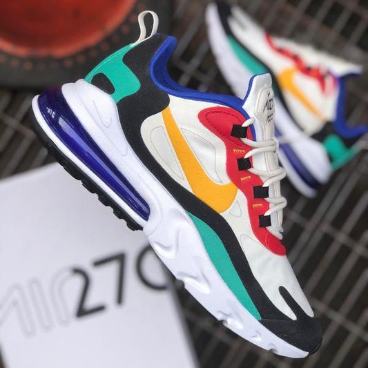 Tênis Nk Air Max 270 REACT Colorido Esportivo Conforto e Qualidade - Super Promoção ! - Growjay