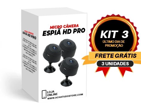 Micro Câmera Espiã HD Pro - Sensor Wifi 1080P - Growjay