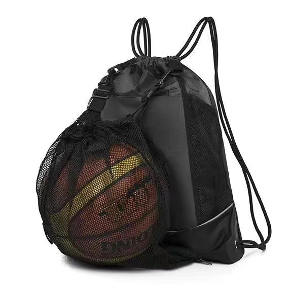 Mochila De Basquetebol 4 Cores Esportiva De Ombro Futebol De Drawstring Pocket Outdoor Portátil - Growjay