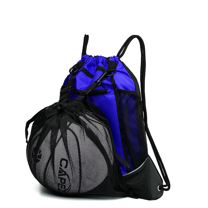 Mochila De Basquetebol 4 Cores Esportiva De Ombro Futebol De Drawstring Pocket Outdoor Portátil - Growjay